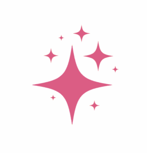 Dessin d'une nuée d'étoile rose